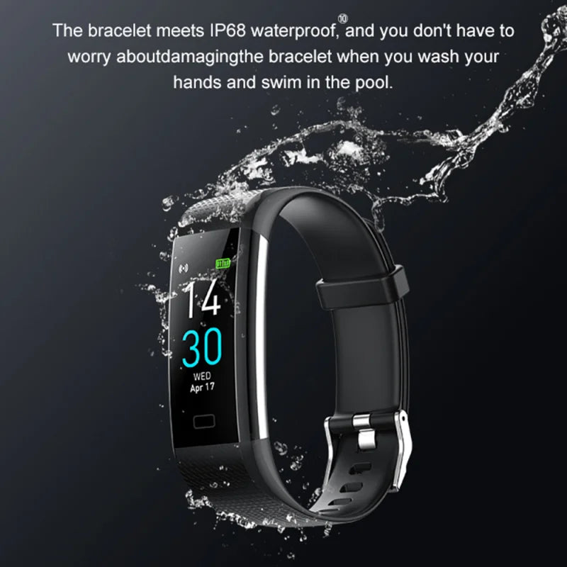 Unisex Sports Wristband with Health Monitoring