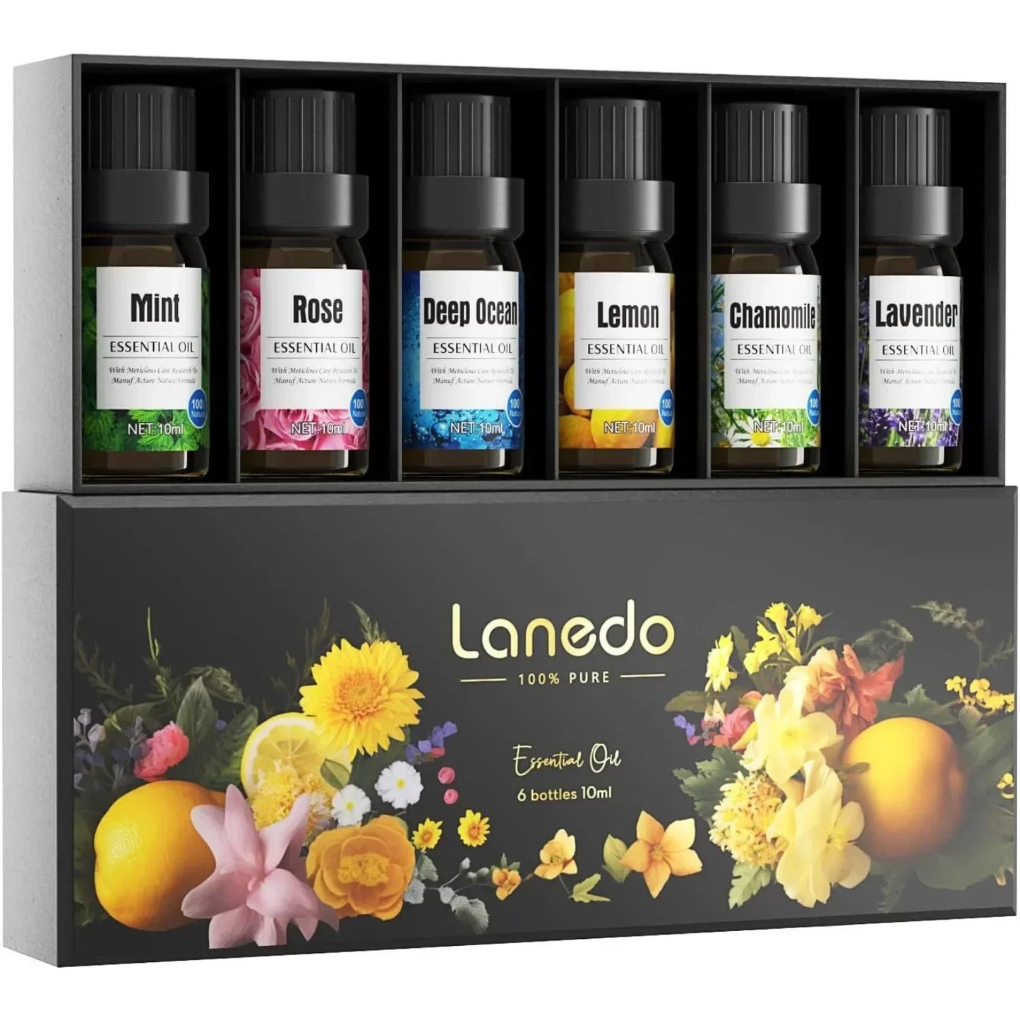 Aromatherapy Essential Oil Set – 6 Soothing Scents