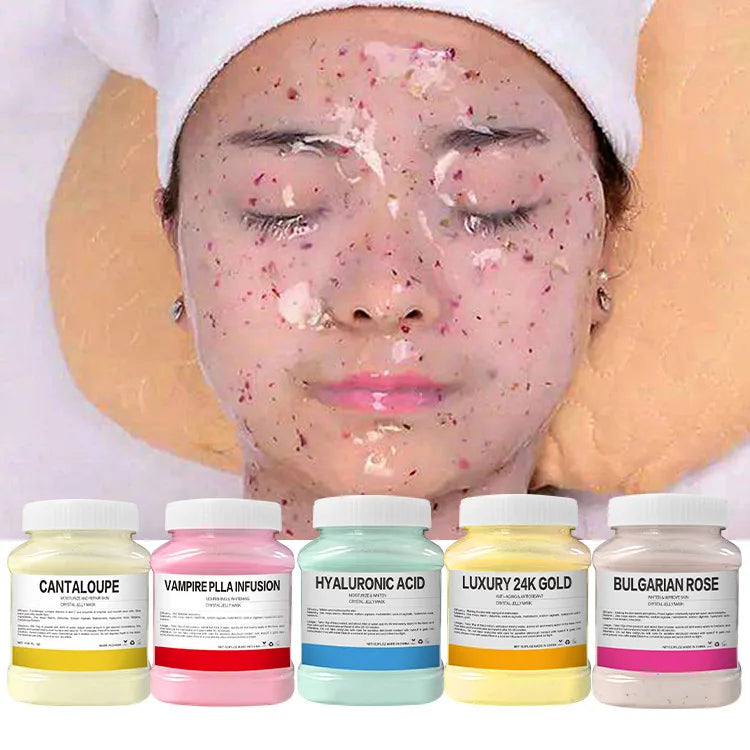 350g 24K Gold Rose Petal Hydrating Mask Powder