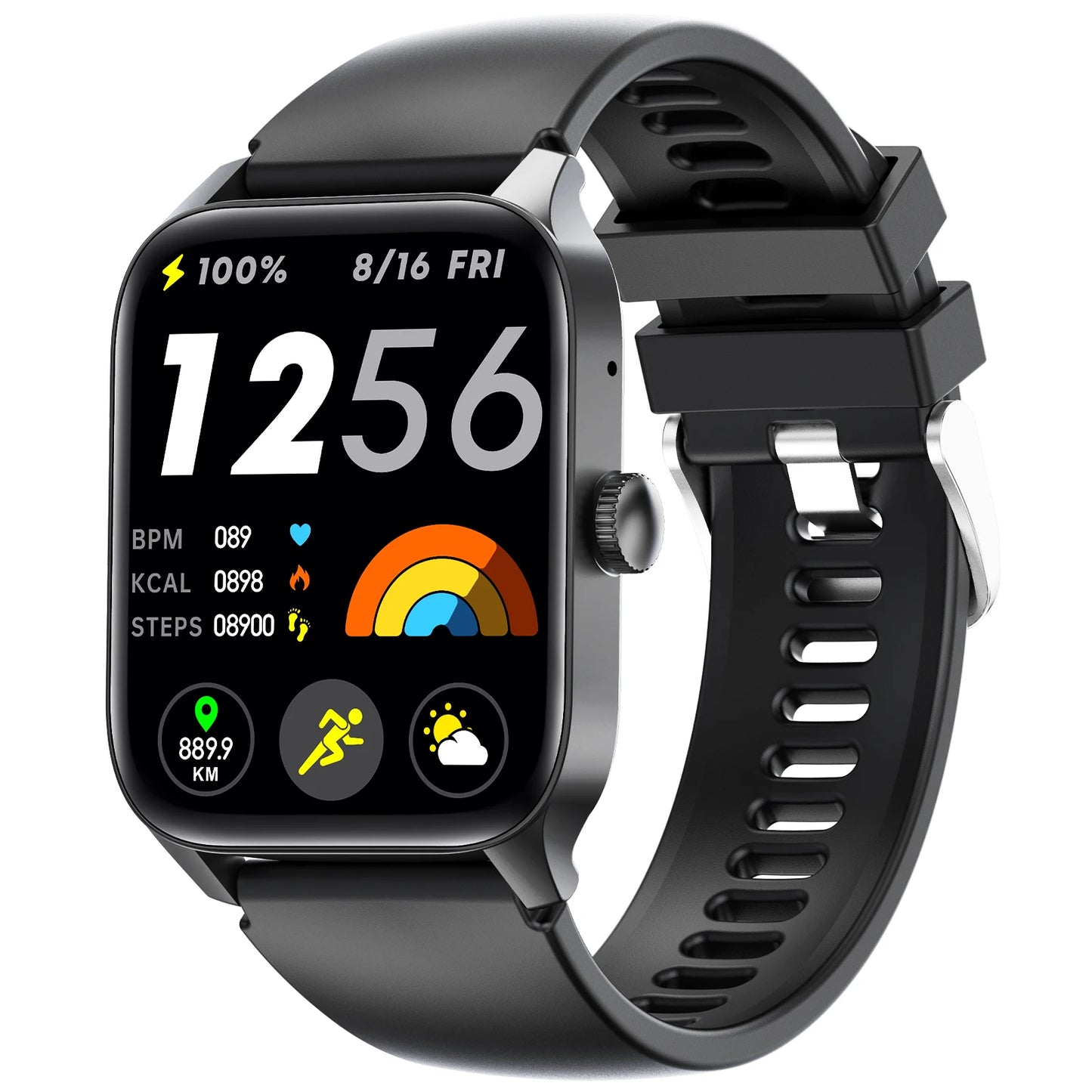 LaNikar QS56 1.83" Smartwatch with Bluetooth Call