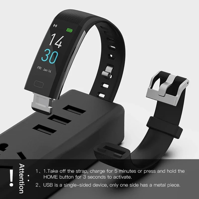 Unisex Sports Wristband with Health Monitoring