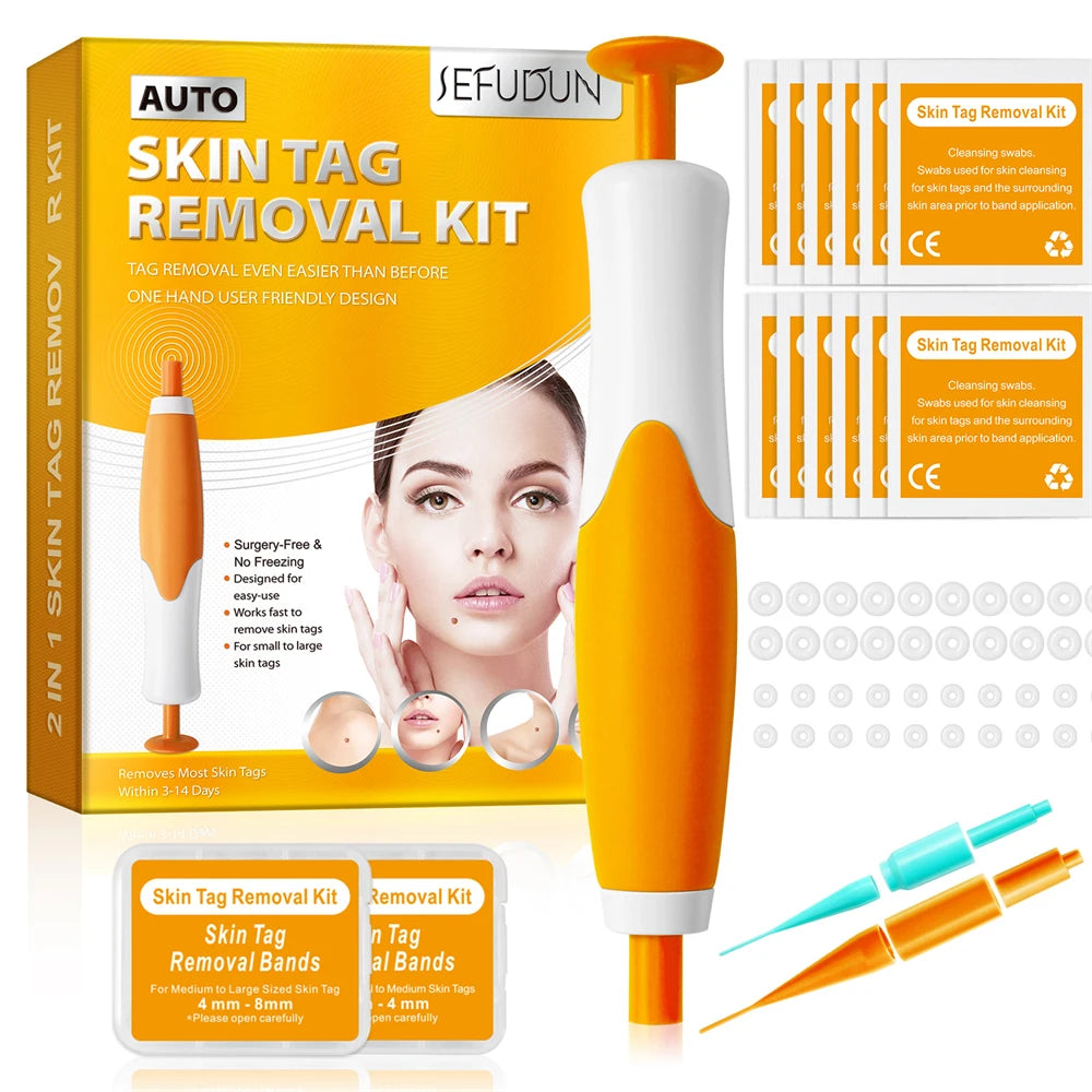 2-in-1 Auto Micro Skin Tag & Mole Remover Kit