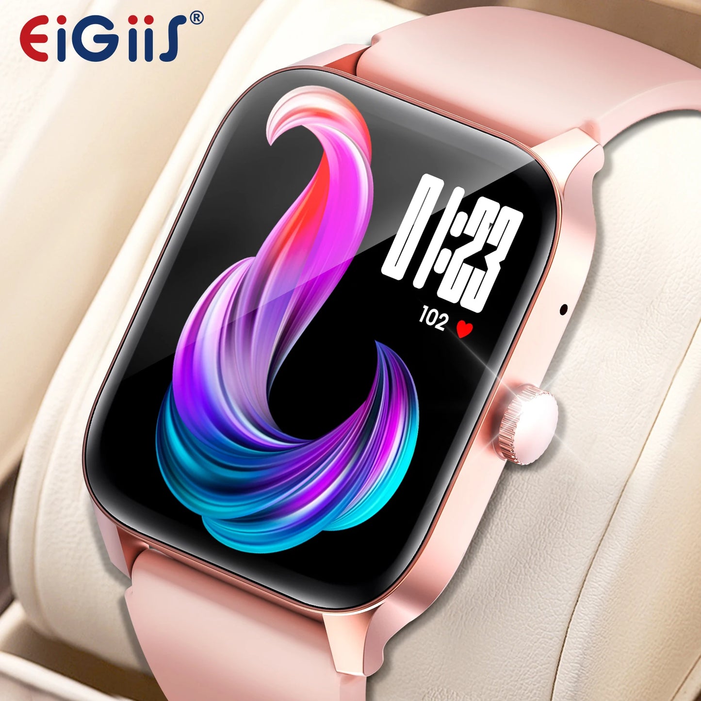 LaNikar QS56 1.83" Smartwatch with Bluetooth Call