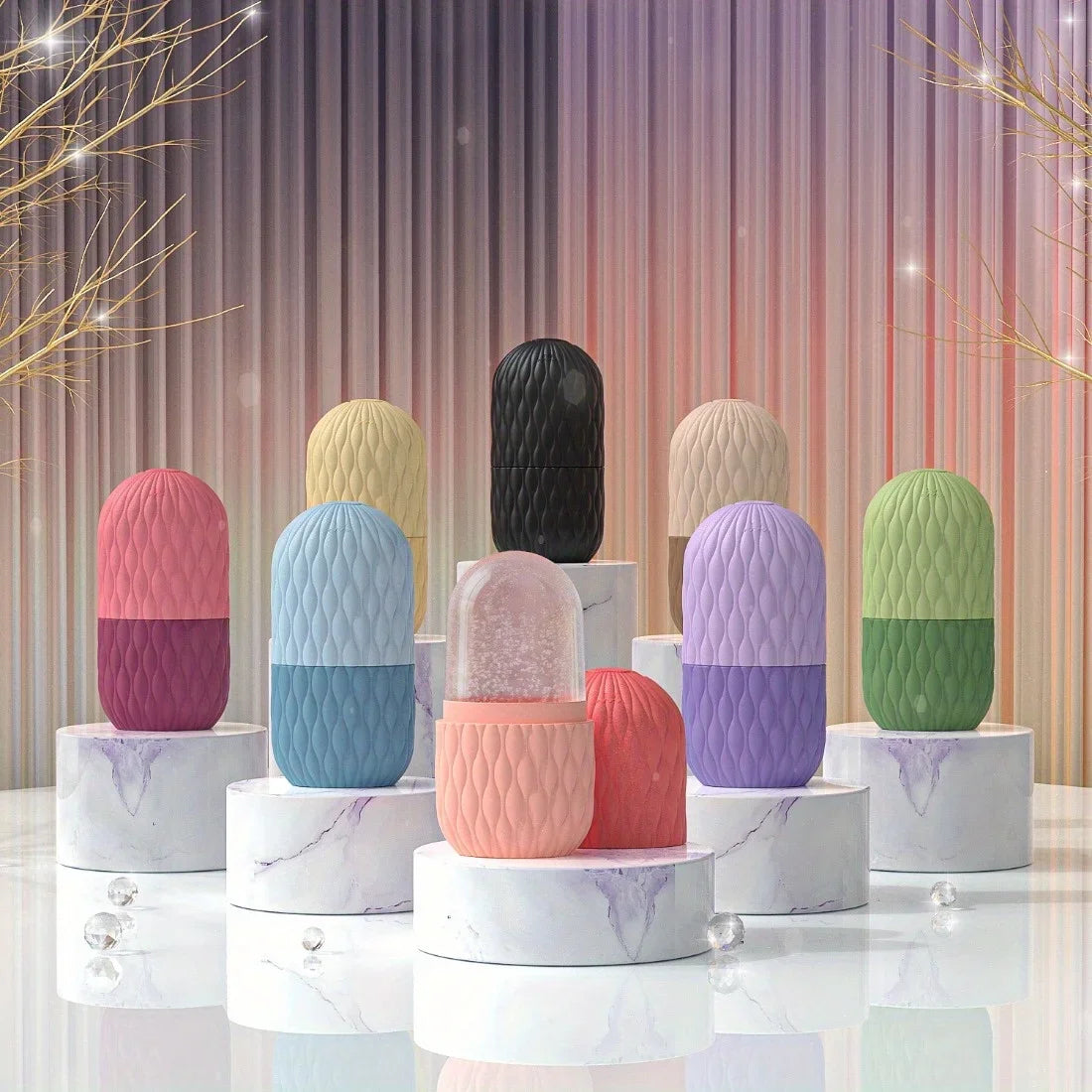 Ice Face Roller Silicone Mold for Facial Massage