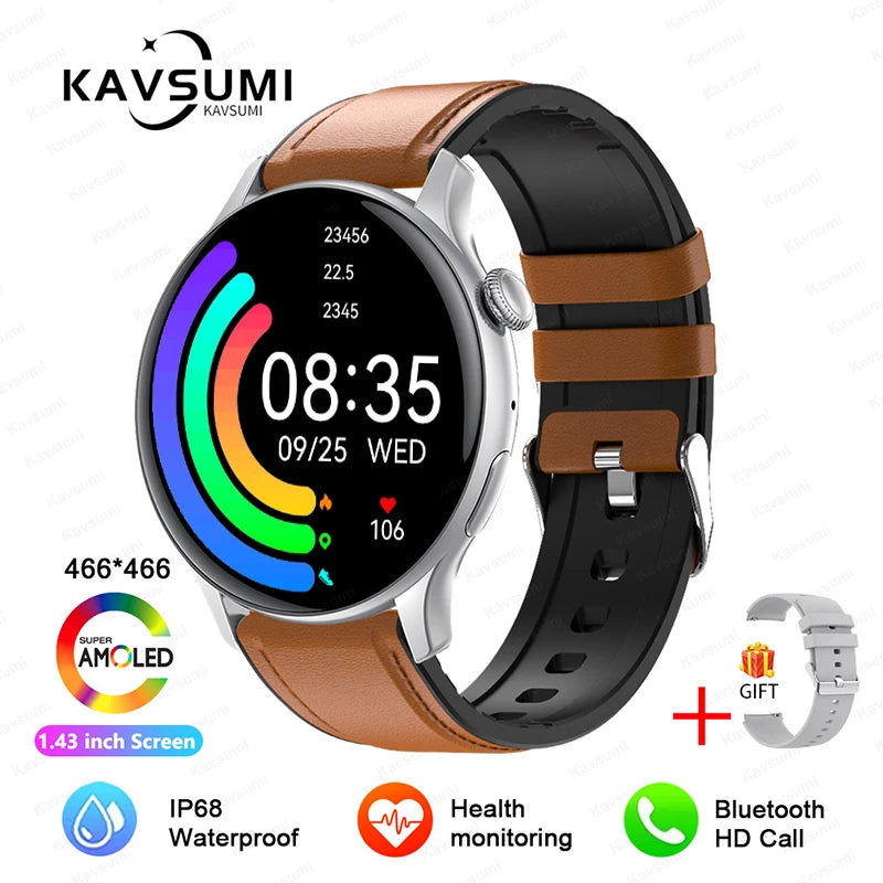 2024 NFC Smartwatch for Women with GPS & Health Monitoring