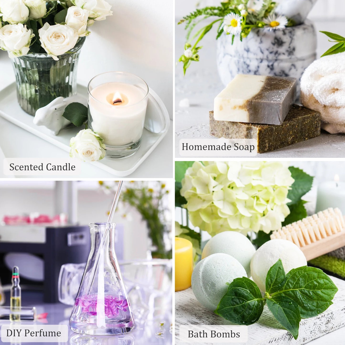 PHATOIL 10ml Fruit Fragrance Oils – 7 Scents for DIY & Aromatherapy