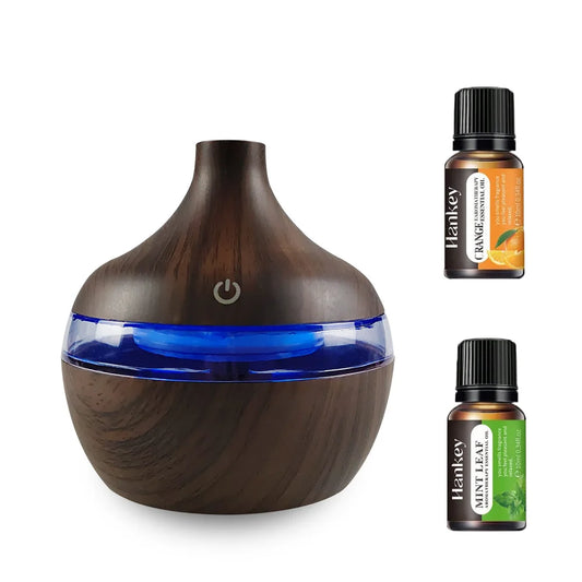 Portable USB Humidifier with LED & Aromatherapy – 300ml