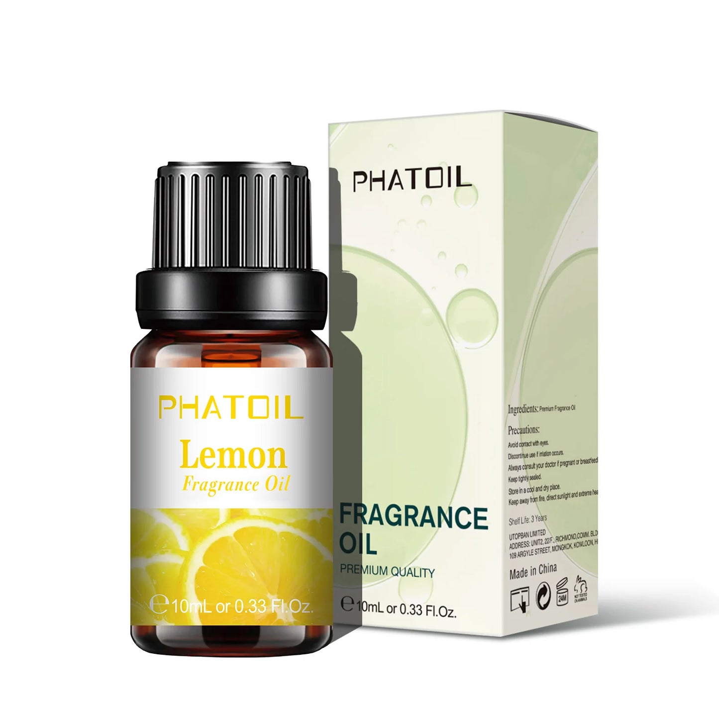 PHATOIL 10ml Fruit Fragrance Oils – 7 Scents for DIY & Aromatherapy
