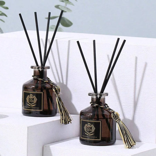 50ml Natural Aromatherapy Set with Black Vine Diffuser Sticks