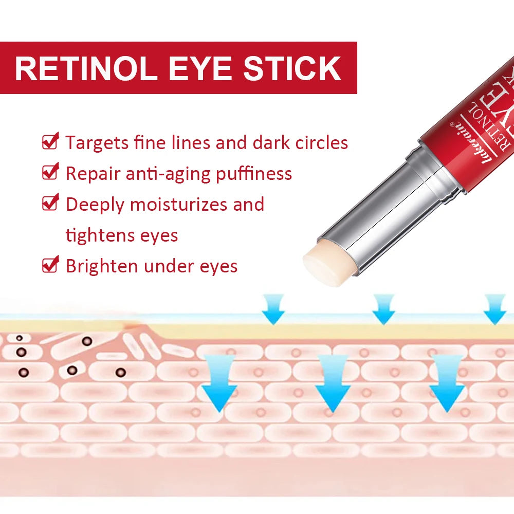 Retinol Eye Cream Stick for Dark Circles & Firming