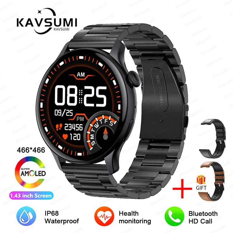 2024 NFC Smartwatch for Women with GPS & Health Monitoring