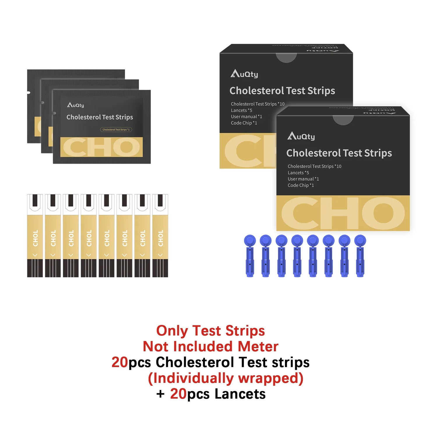 3-in-1 Multifunction Blood Glucose, Cholesterol & Uric Acid Meter