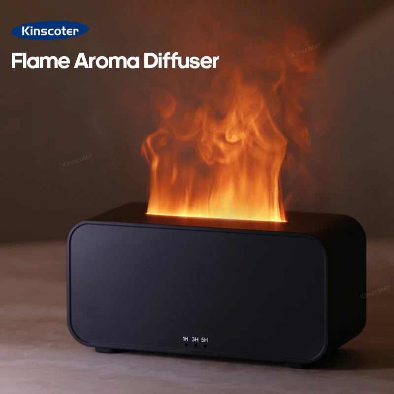 Mini Flame Aromatherapy Humidifier Diffuser