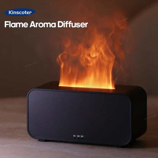 Mini Flame Aromatherapy Humidifier Diffuser