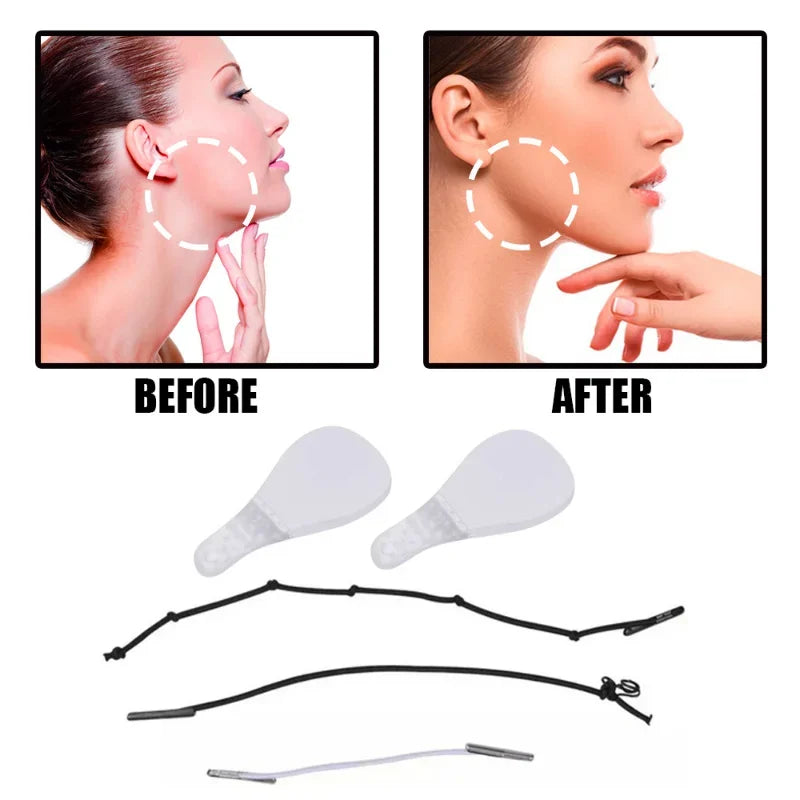 40Pcs Invisible Facial Lifting Stickers Set