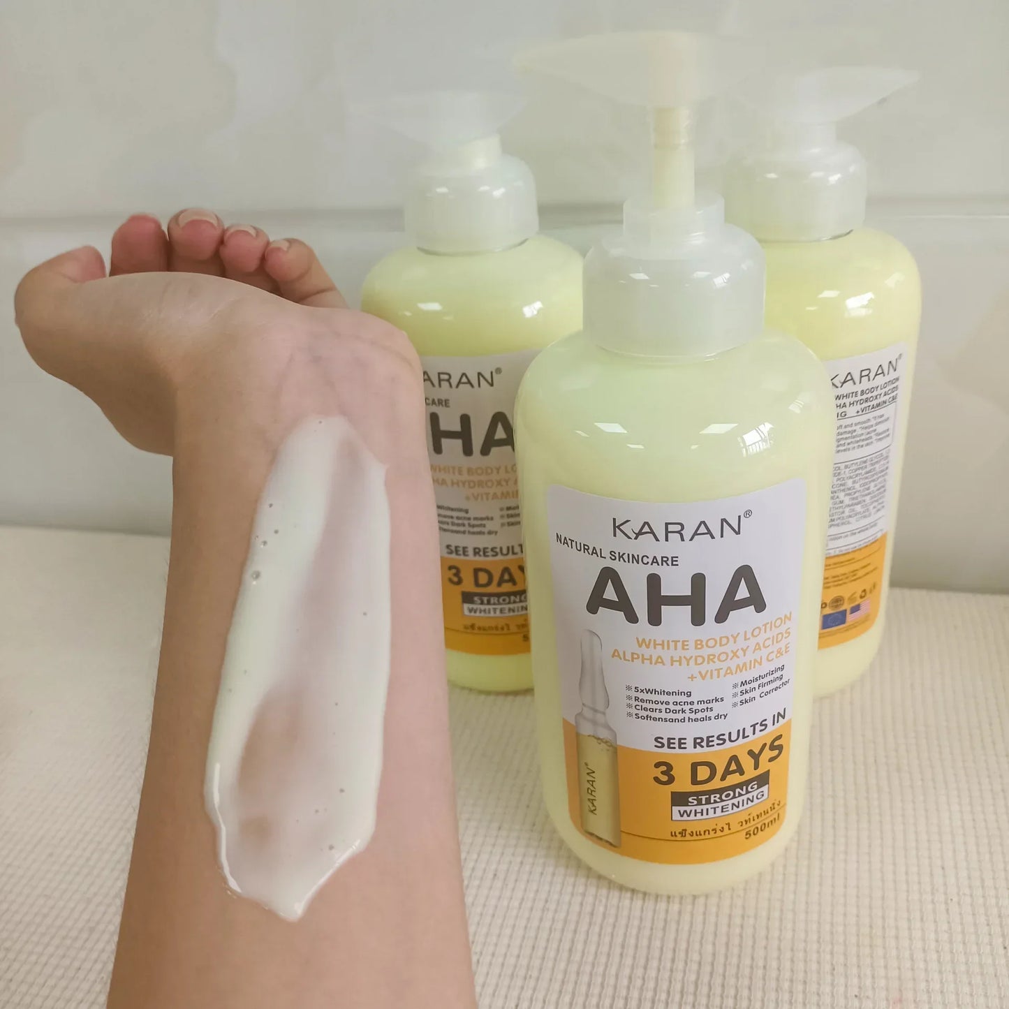 500ml Whitening Body Cream with Vitamin C & E