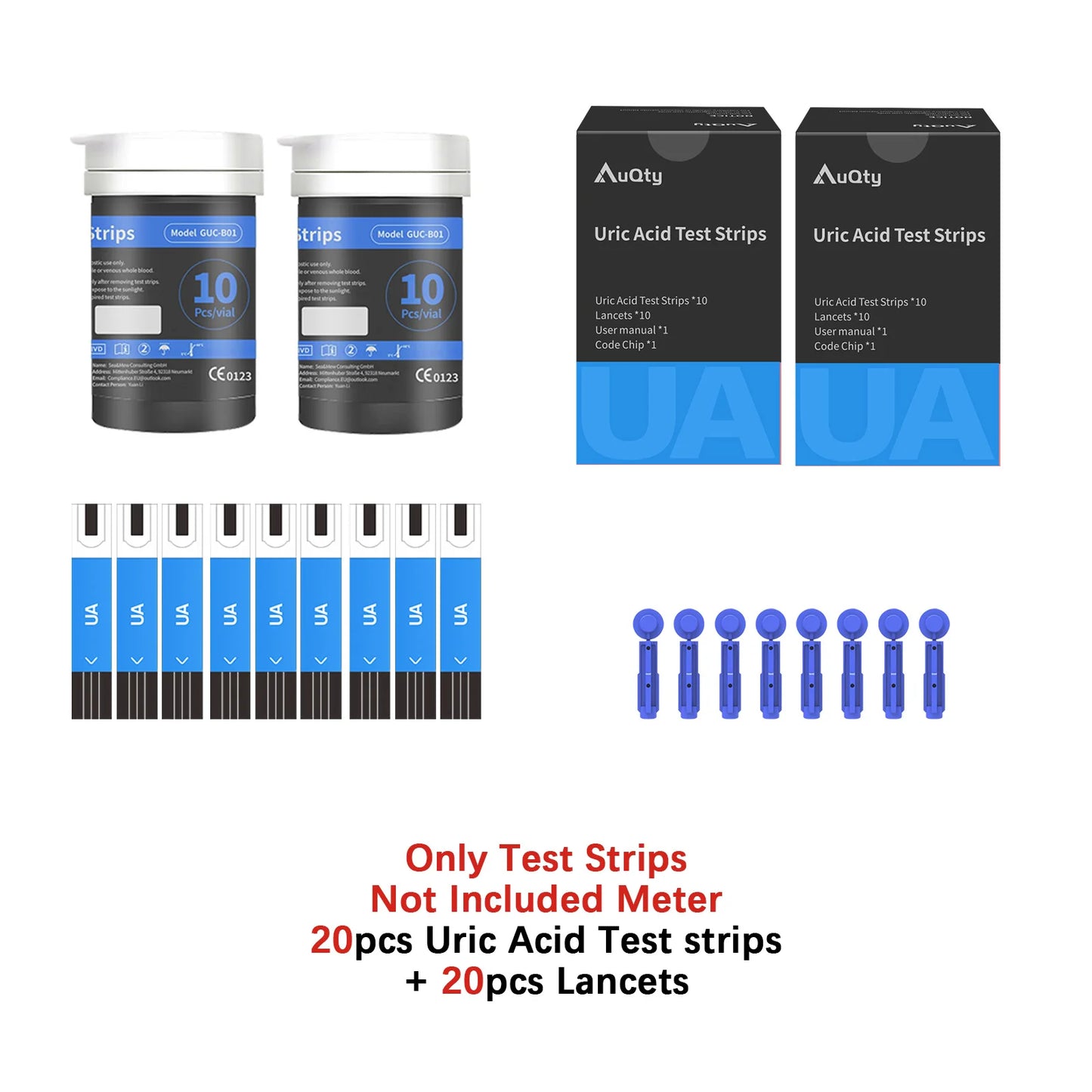 3-in-1 Multifunction Blood Glucose, Cholesterol & Uric Acid Meter