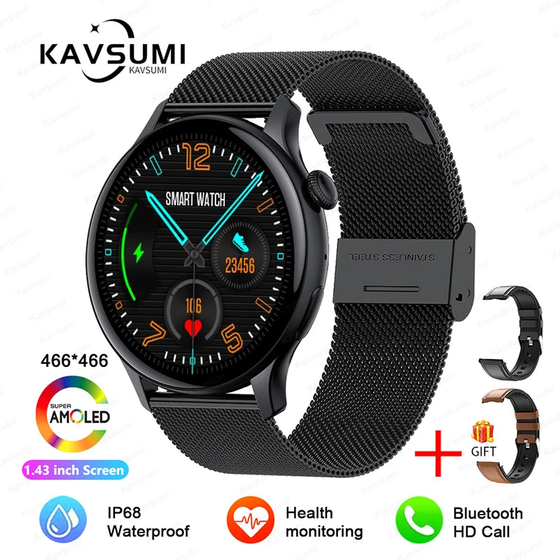 2024 NFC Smartwatch for Women with GPS & Health Monitoring