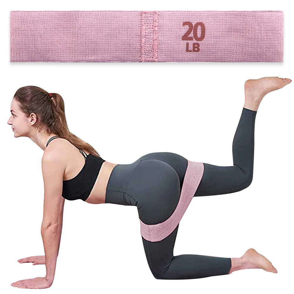Hip Resistance Bands – Non-Slip Glute & Thigh Workout Bands for Yoga & Gym