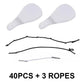 40Pcs Invisible Facial Lifting Stickers Set