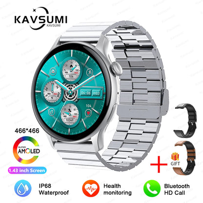 2024 NFC Smartwatch for Women with GPS & Health Monitoring