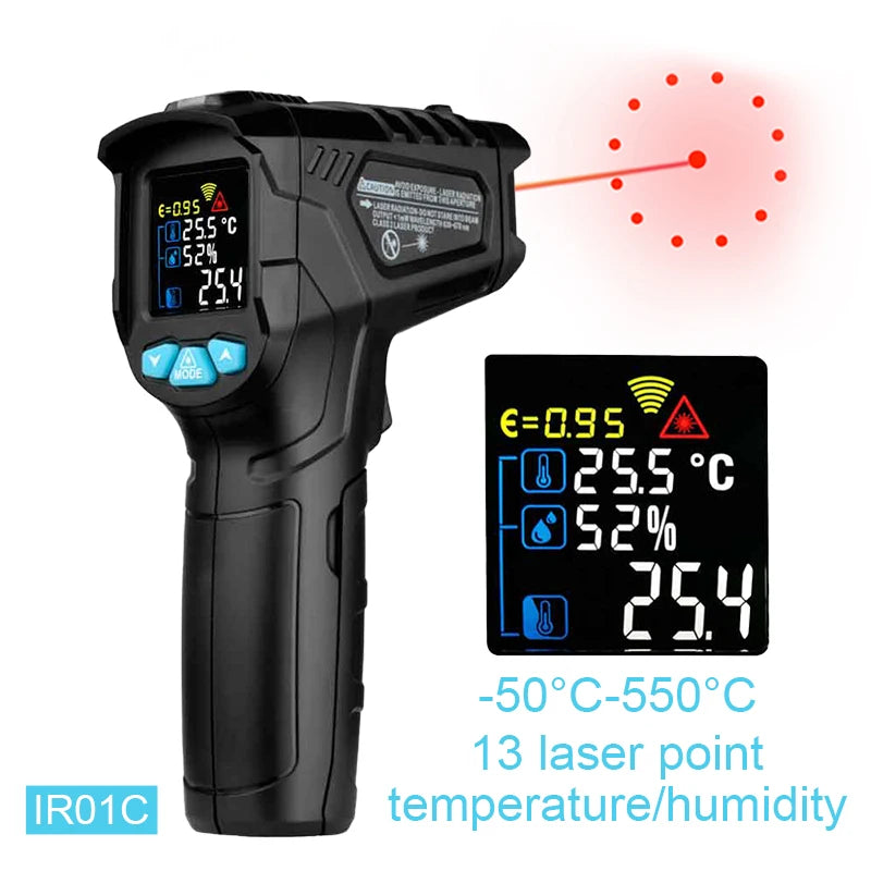 Mestek Digital Infrared Thermometer -50 to 800°C