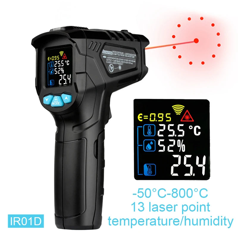 Mestek Digital Infrared Thermometer -50 to 800°C