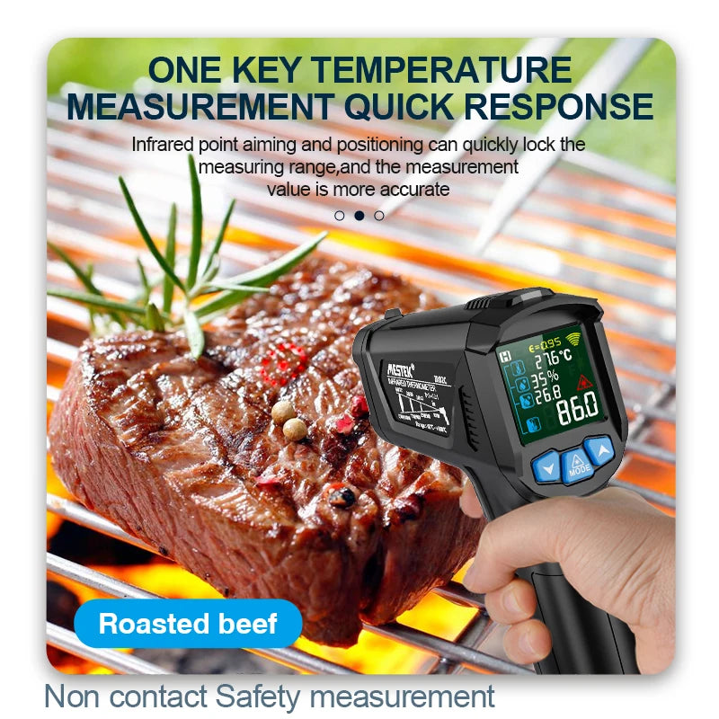 Mestek Digital Infrared Thermometer -50 to 800°C