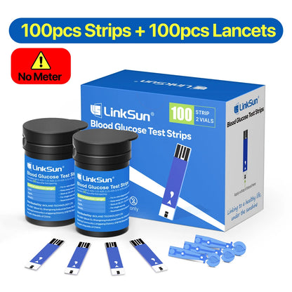 LinkSun G-425-3 No-Code Blood Glucose Meter Kit