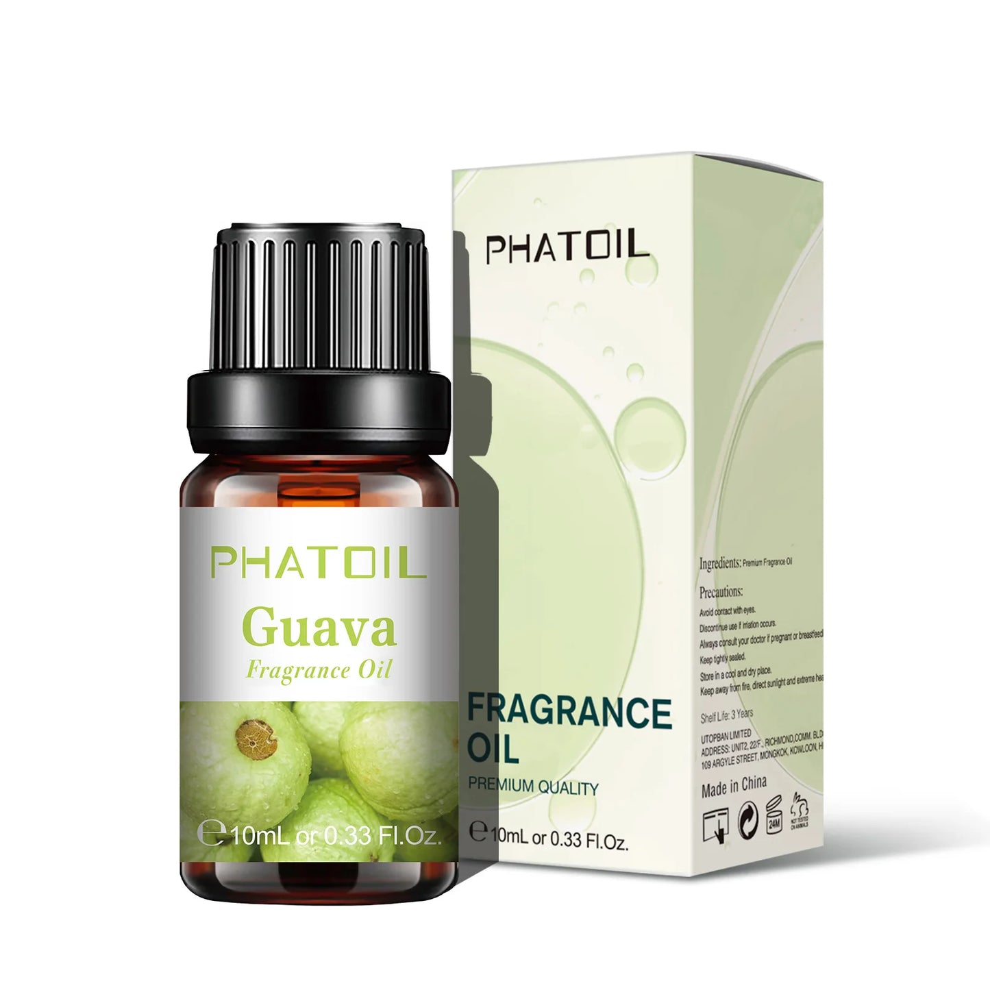 PHATOIL 10ml Fruit Fragrance Oils – 7 Scents for DIY & Aromatherapy