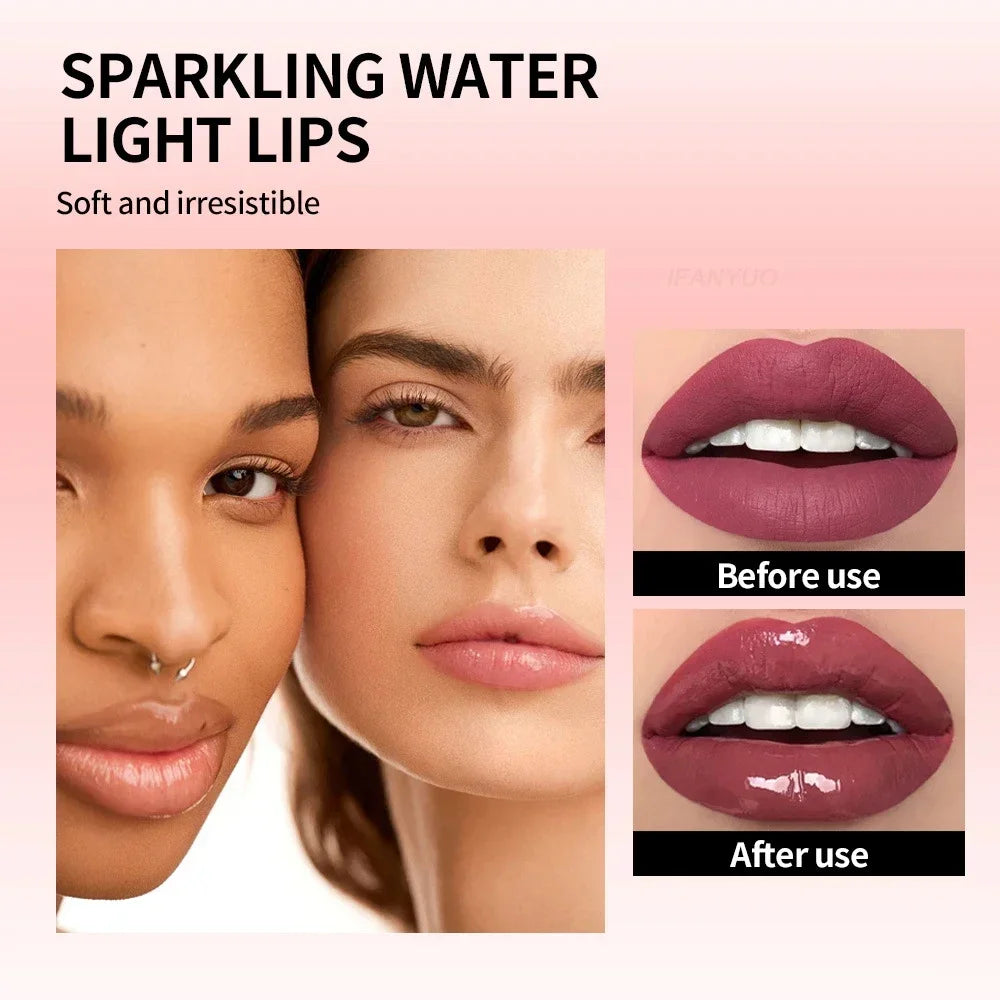 Nude Brown Plumping Moisturizing Lip Gloss