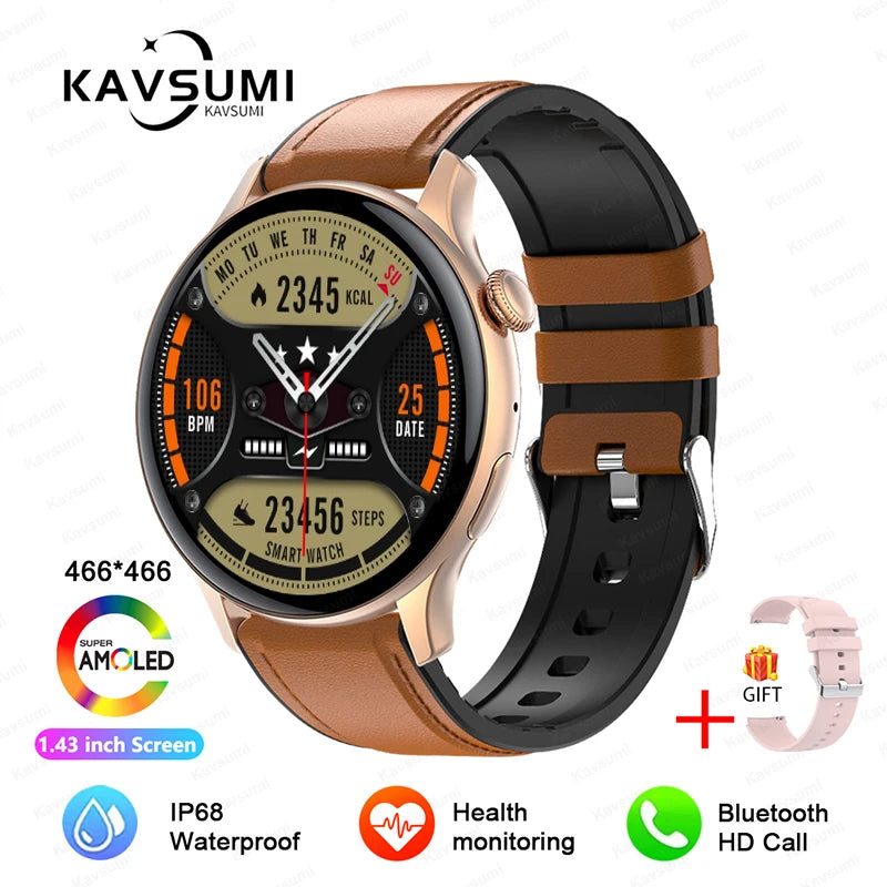 2024 NFC Smartwatch for Women with GPS & Health Monitoring