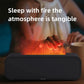 Simulated Flame Aromatherapy Humidifier with Remote