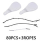 40Pcs Invisible Facial Lifting Stickers Set