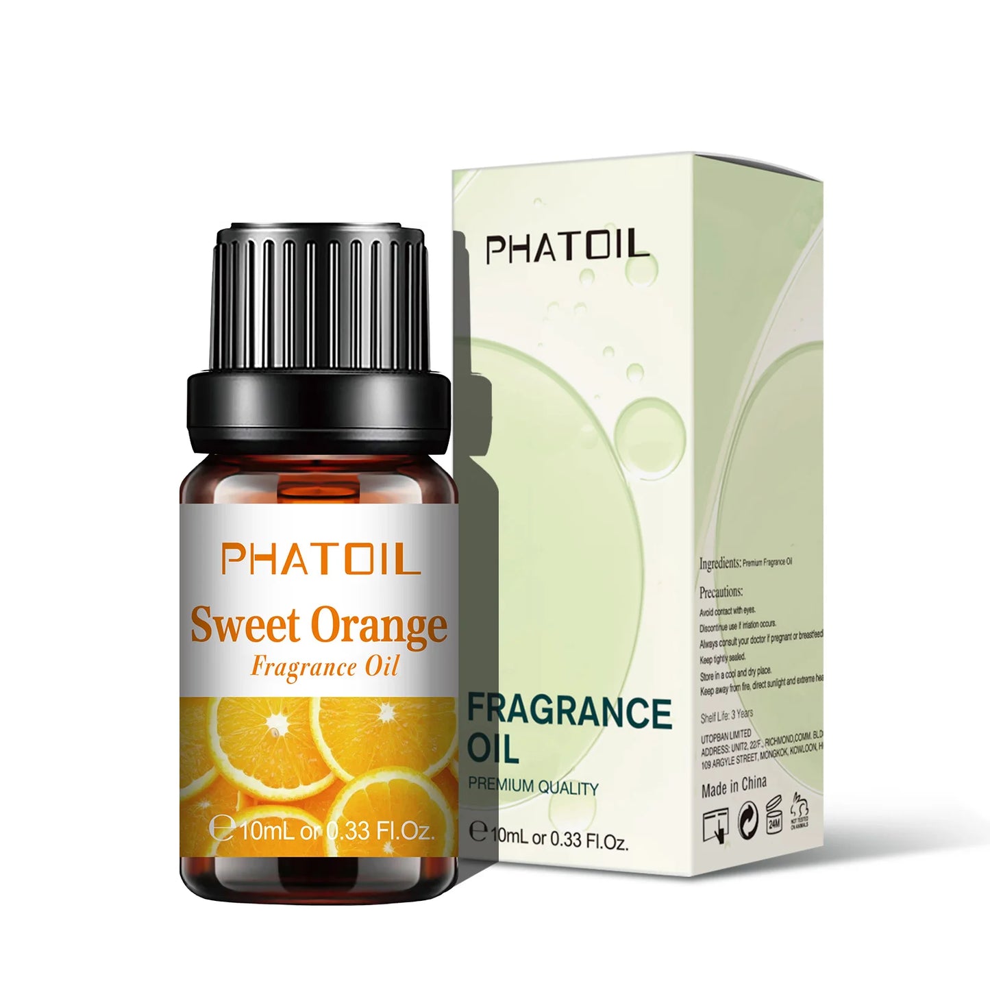 PHATOIL 10ml Fruit Fragrance Oils – 7 Scents for DIY & Aromatherapy