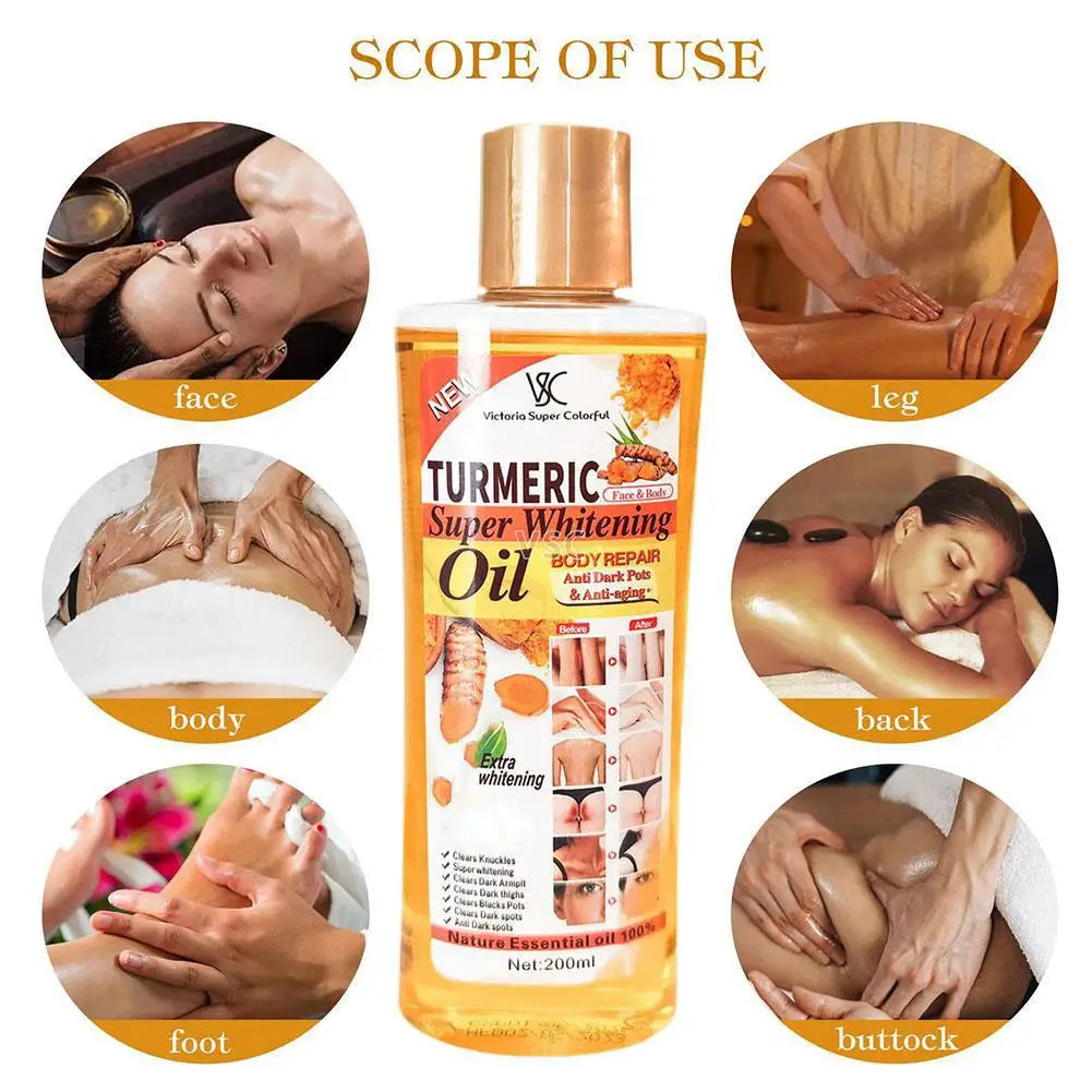 Turmeric Essential Oil for Face & Body – 200ml