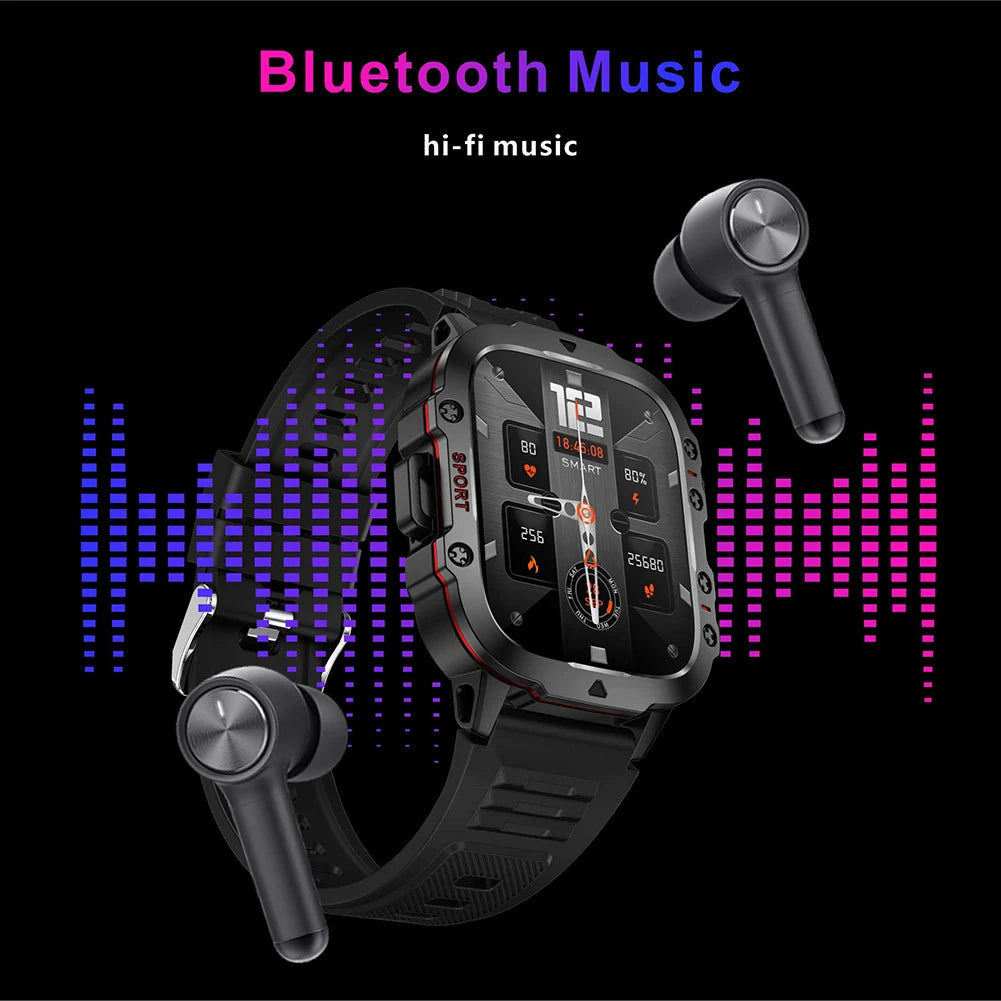 1.96" Touchscreen Outdoor Smartwatch with AI Voice
