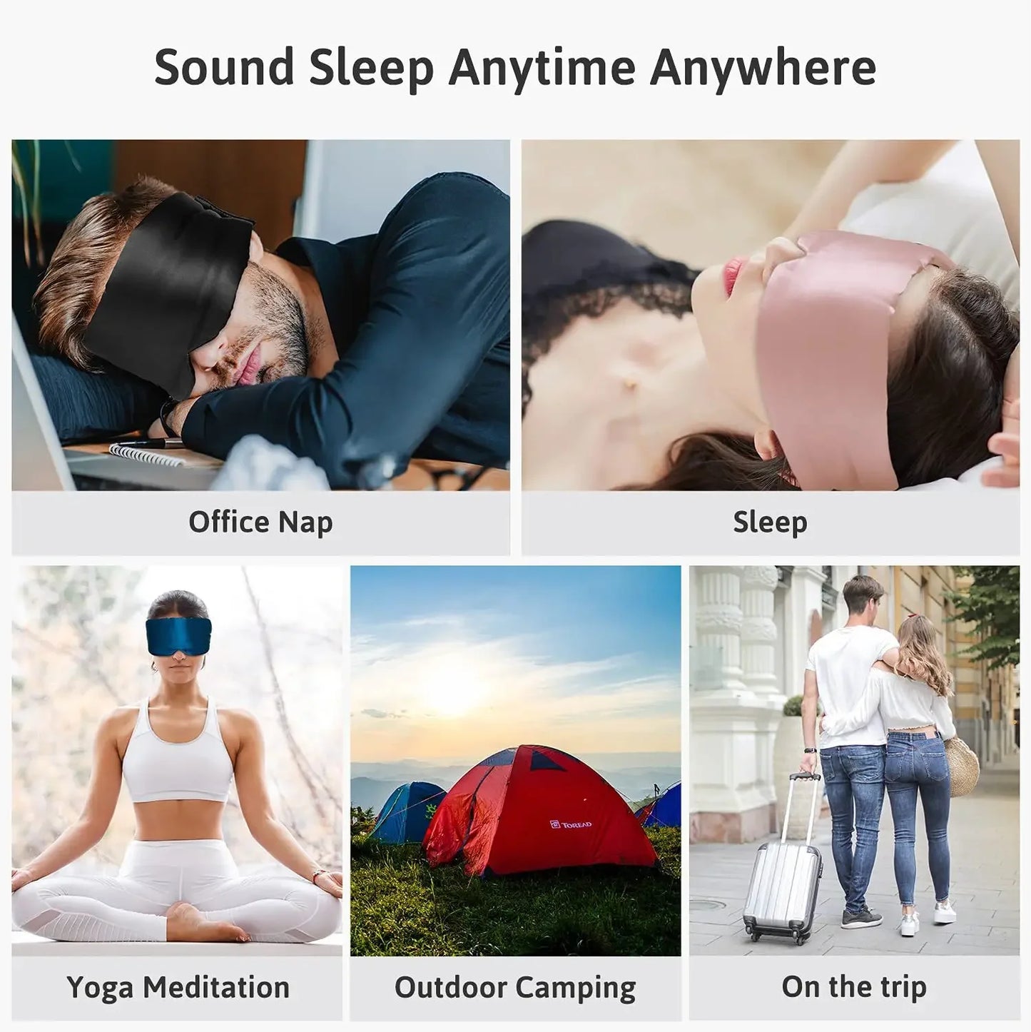 100% Mulberry Silk Sleep Mask