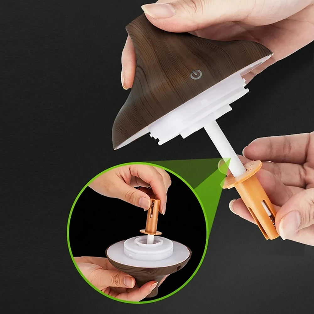 Portable USB Humidifier with LED & Aromatherapy – 300ml