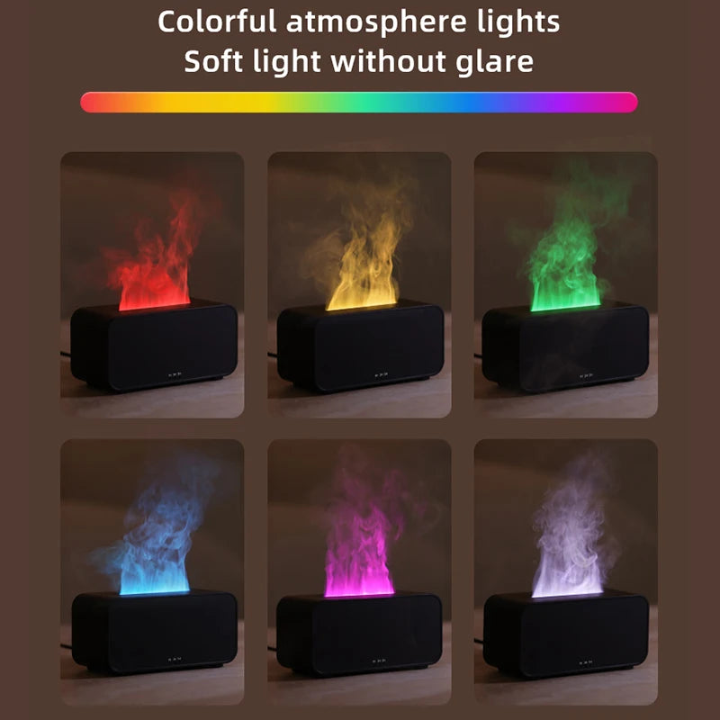Mini Flame Aromatherapy Humidifier Diffuser