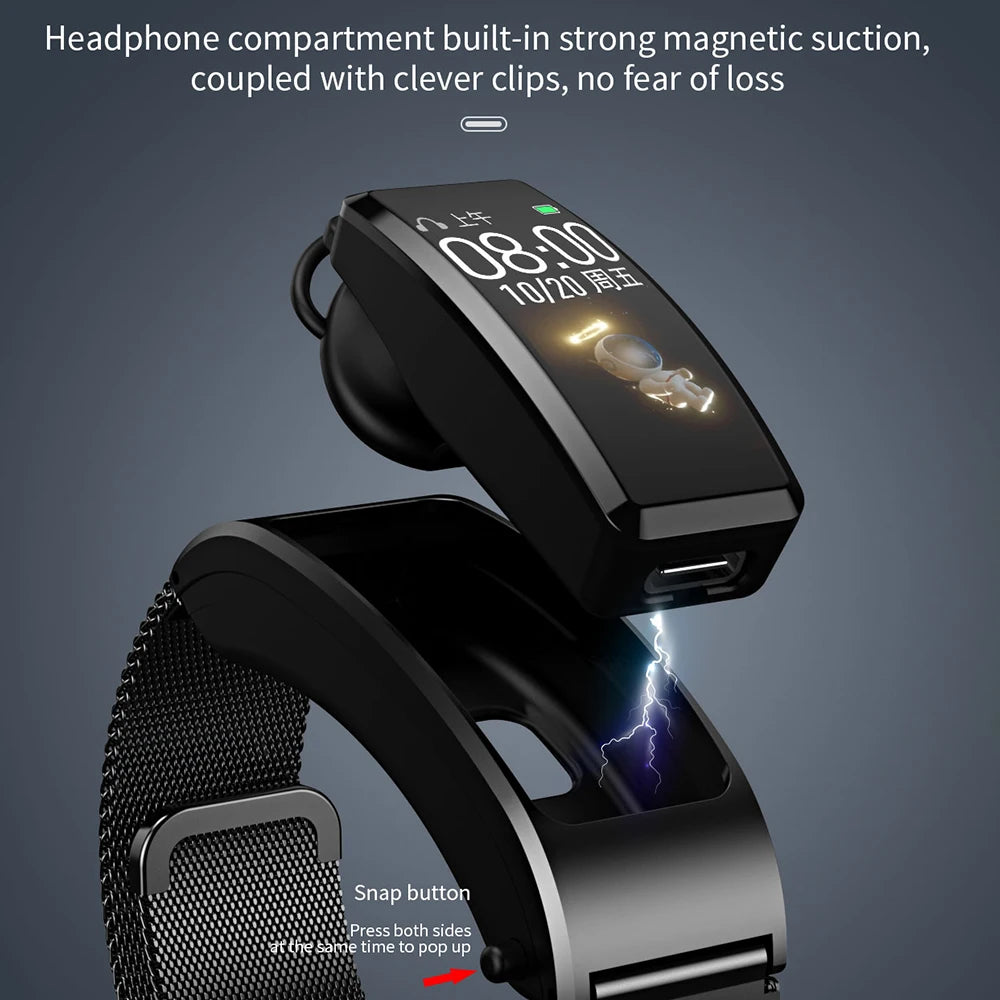 Business Smartwatch with Bluetooth Calling & Health Monitor