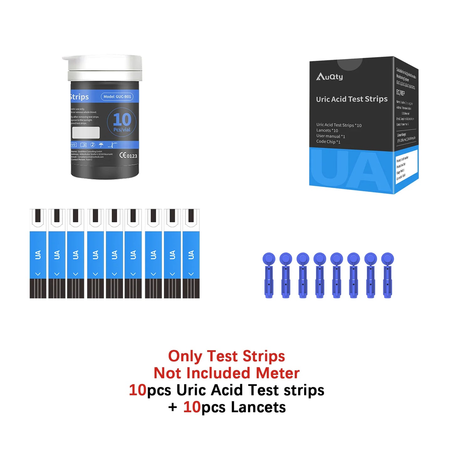 3-in-1 Multifunction Blood Glucose, Cholesterol & Uric Acid Meter