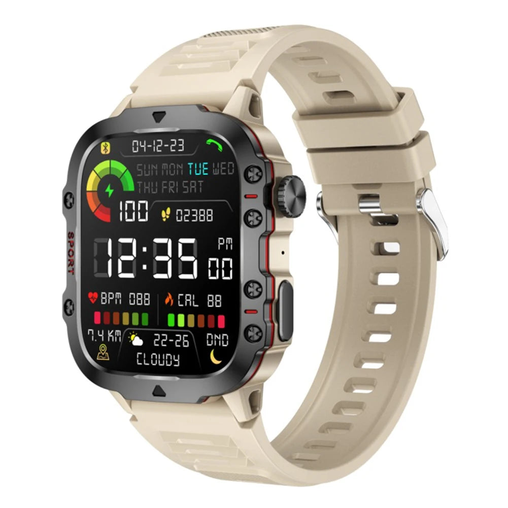 1.96" Touchscreen Outdoor Smartwatch with AI Voice