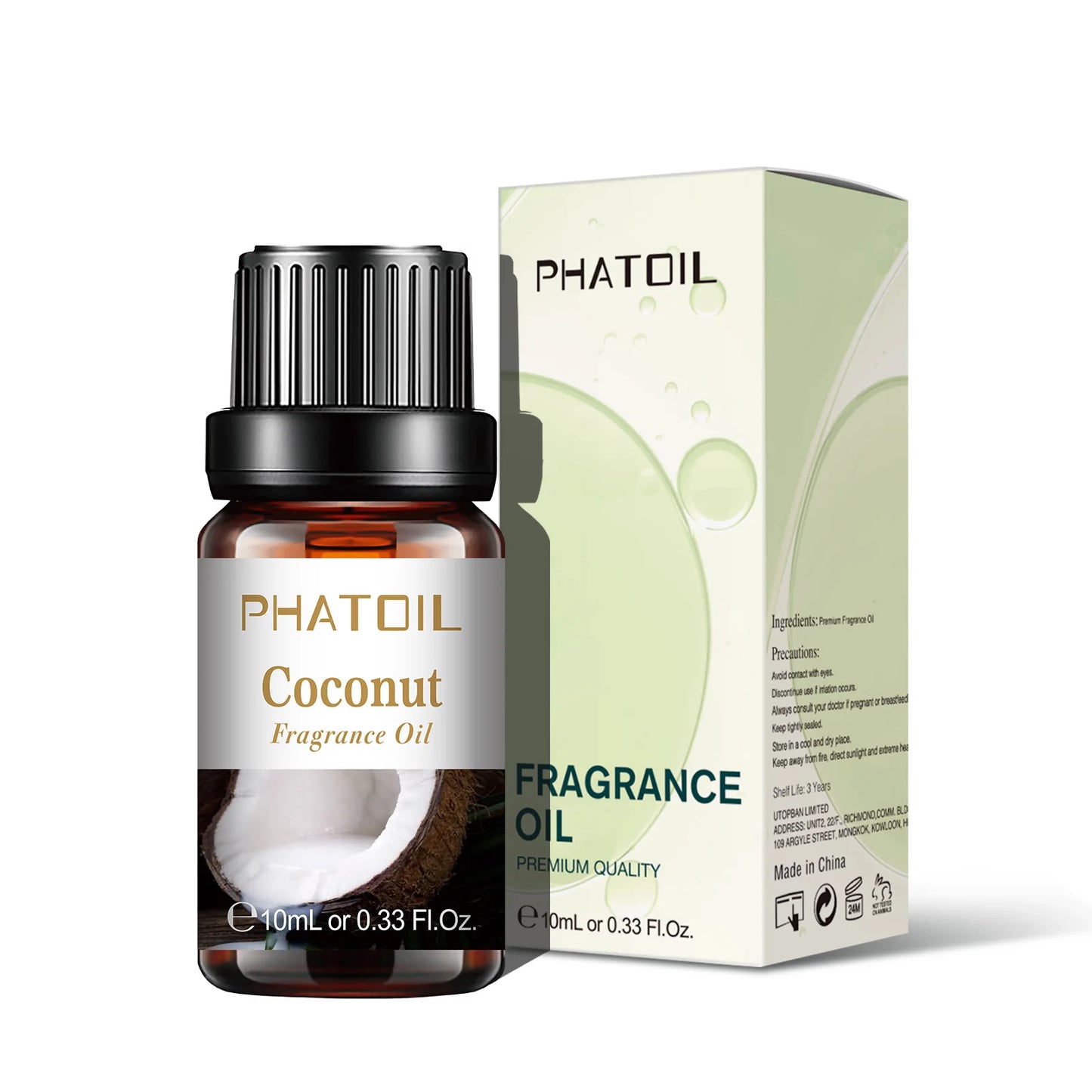 PHATOIL 10ml Fruit Fragrance Oils – 7 Scents for DIY & Aromatherapy