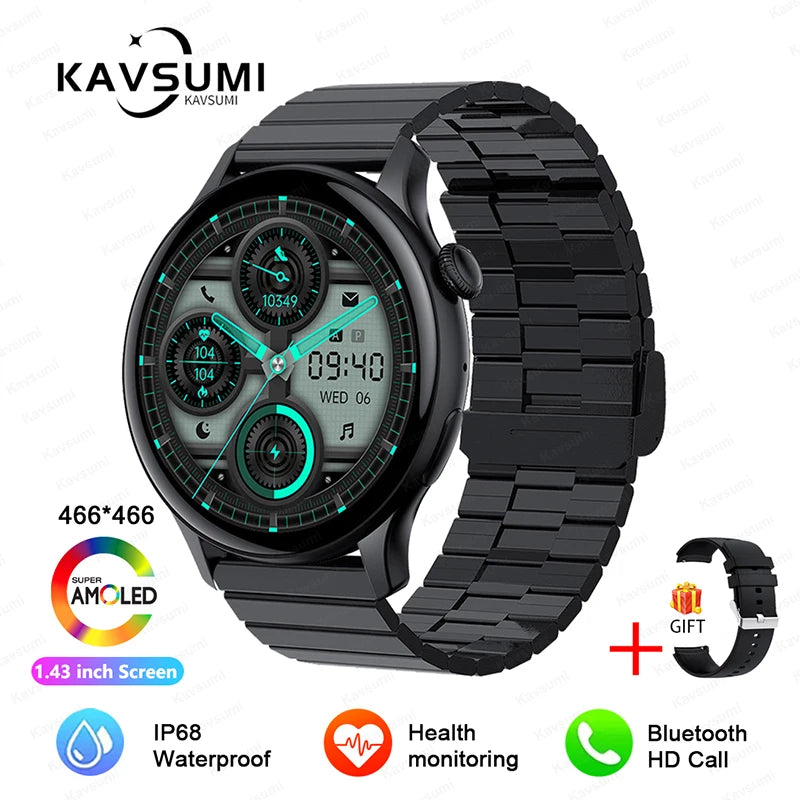 2024 NFC Smartwatch for Women with GPS & Health Monitoring