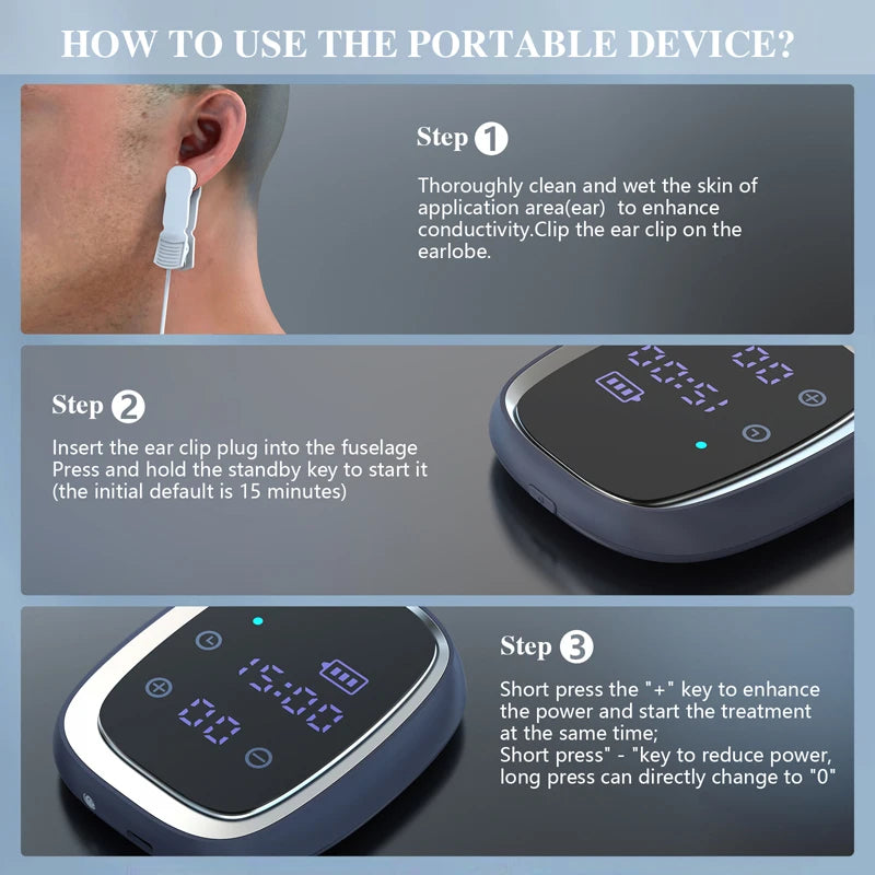KTS Handheld CES Sleep Aid Device