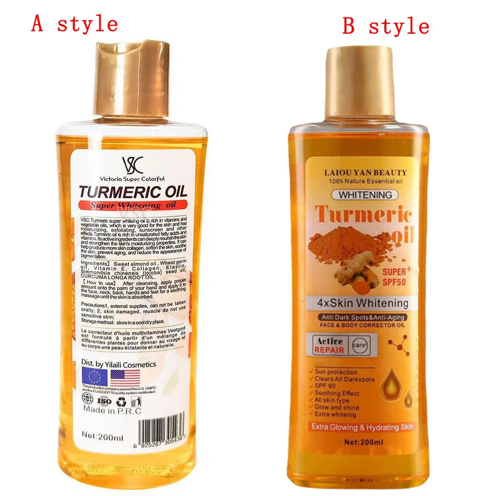 Turmeric Essential Oil for Face & Body – 200ml