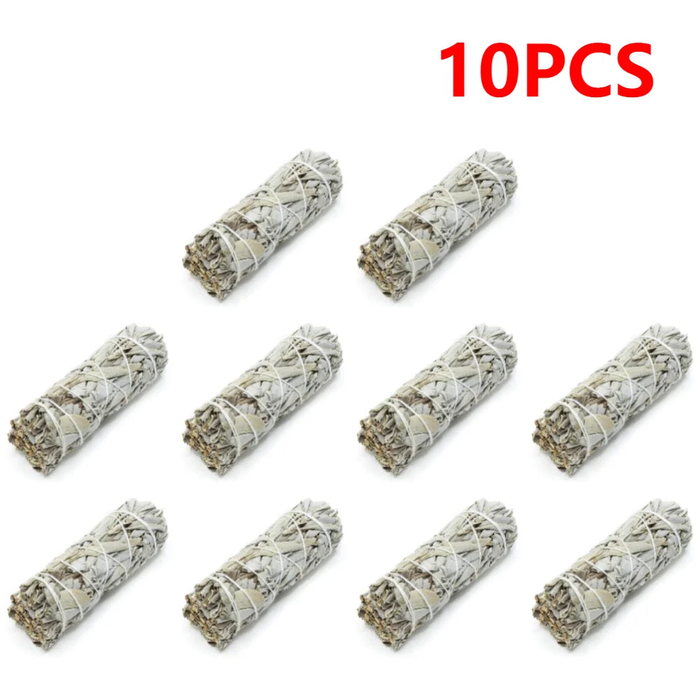 3–10PC Sage Smudge Sticks for Home Cleansing