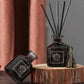 50ml Natural Aromatherapy Set with Black Vine Diffuser Sticks