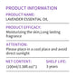 Lavender Essential Oil for Skin & Massage